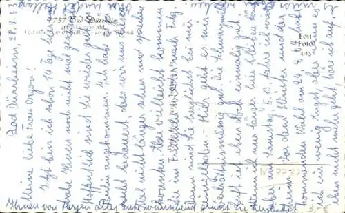 Ak Bad Dürrheim im Schwarzwald, Teilansicht