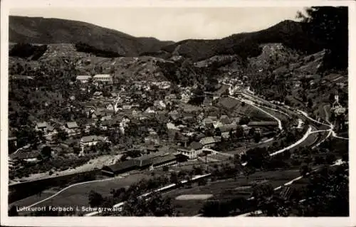 Ak Forbach im Schwarzwald, Totalansicht