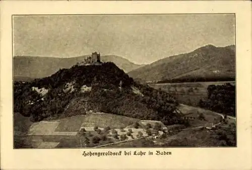 Ak Schönberg Seelbach in Baden Württemberg, Burg Hohengeroldseck