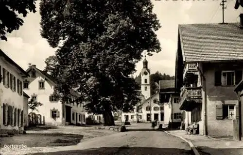 Foto Ak Bad Kohlgrub in Oberbayern, Dorfstraße