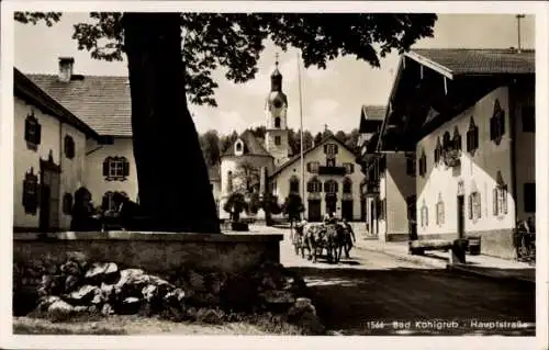Ak Bad Kohlgrub in Oberbayern, Hauptstraße