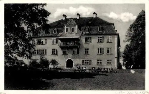 Ak Neutrauchburg Isny im Allgäu, Kinderkurheim Schloss Neutrauchburg