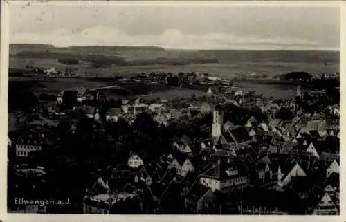 Ak Ellwangen an der Jagst Württemberg, Panorama