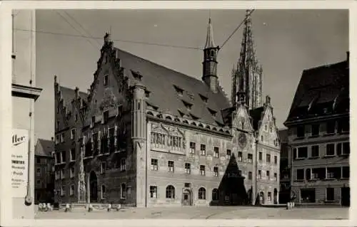 Ak Ulm an der Donau, Rathaus