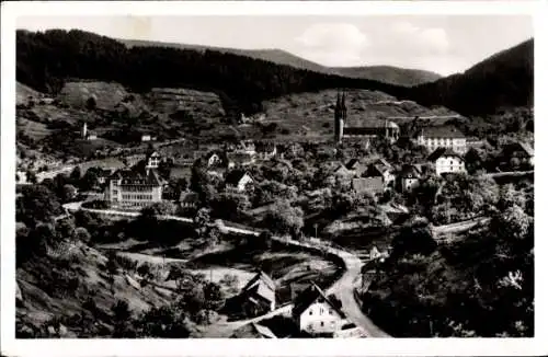 Ak Forbach im Schwarzwald, Totalansicht, Kirche