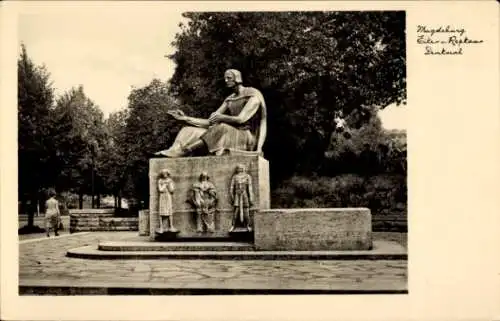 Ak Magdeburg an der Elbe, Denkmal