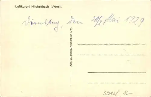 Ak Hilchenbach Westfalen, Panorama, Felder
