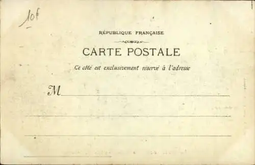 Ak Marseille Bouches du Rhône, Das Rathaus an einem Hochzeitstag