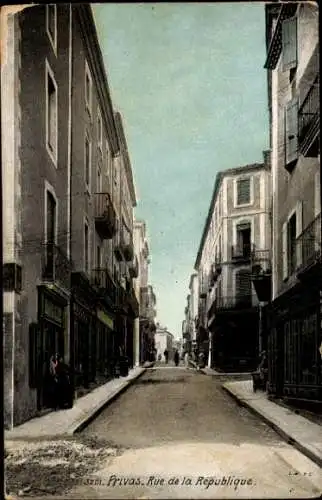 Ak Privas Ardèche, Rue de la République