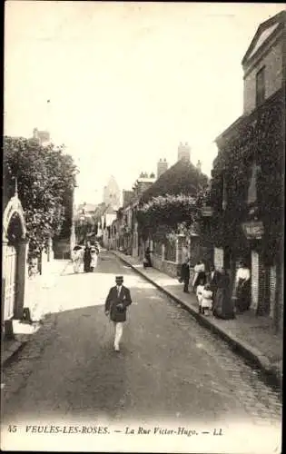 Ak Veules les Roses Seine-Maritime, Rue Victor Hugo