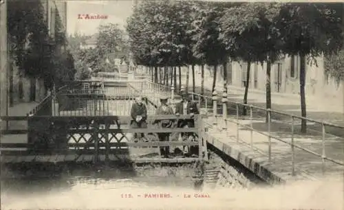 Ak Pamiers Ariège, der Kanal