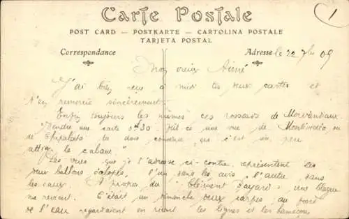 Ak Moisson Yvelines, 24 juin 1908, Dirigéable République, Französisches Luftschiff