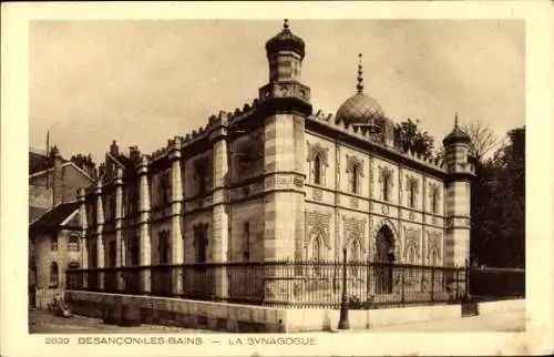 Judaika Ak Besançon les Bains Doubs, Synagoge