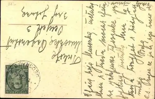 Ak Glückwunsch Ostern, Osterhase, Küken, Ostereier, Weidenkätzchen