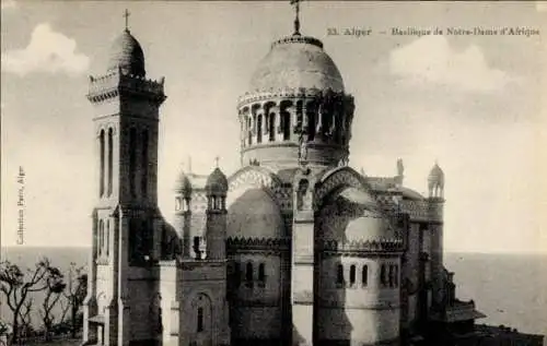 Ak Algier Algier Algerien, Basilika Notre Dame d'Afrique