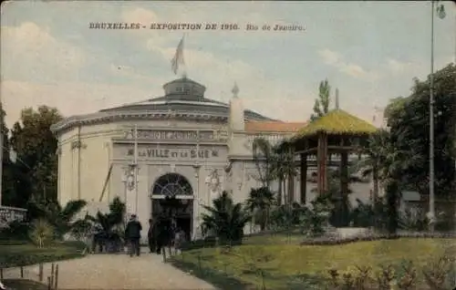 Ak Brüssel Brüssel, Rio de Janeiro, Ausstellung 1910