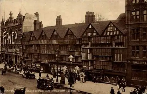 Ak Holborn Camden London England, Old Staple Inn