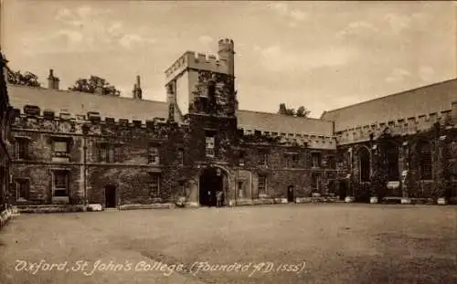 Ak Oxford Oxfordshire England, St. John's College