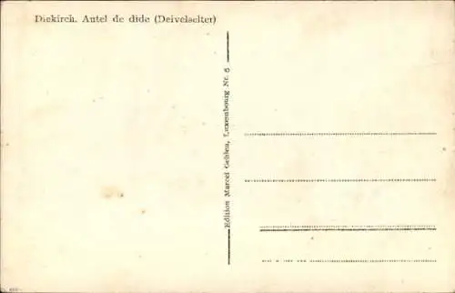 Ak Diekirch Luxemburg, Deiwelselter