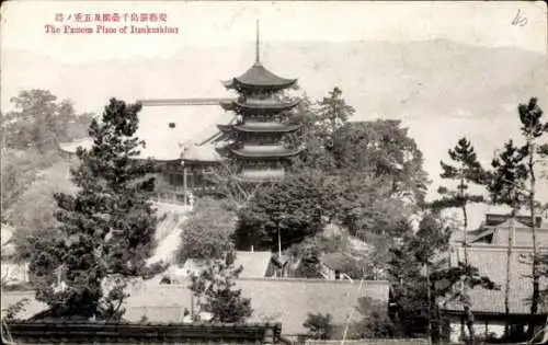 Ak Itsukushima Insel Japan, Sehenswürdigkeit, Tempel