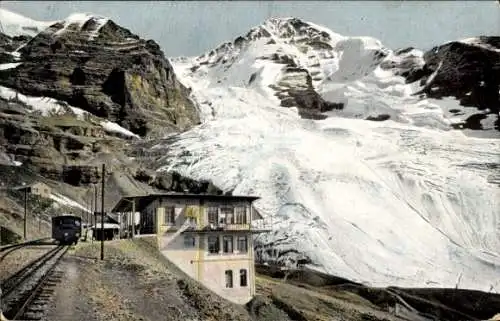 Ak Kanton Bern, Station Eigergletscher, Jungfraubahn, Mönch