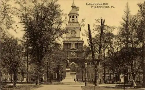 Ak Philadelphia Pennsylvania USA, Independence Hall