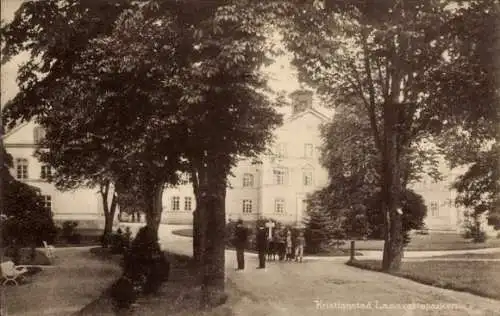 Ak Kristianstad Schweden, Lasarettsparken