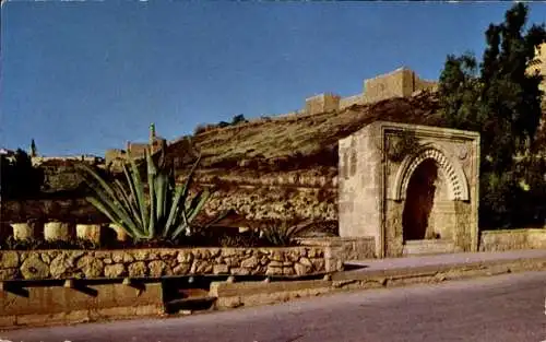 Ak Jerusalem Israel, Alte Stadtmauer