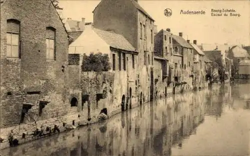 Ak Oudenaarde Oudenaarde Ostflandern, Bourg Schelde