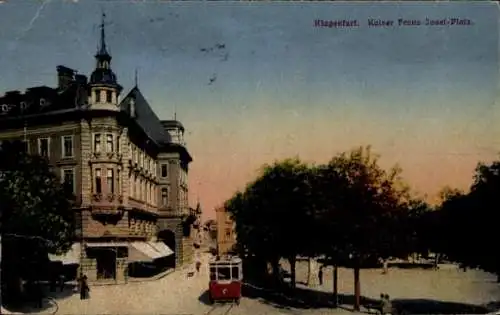 Ak Klagenfurt am Wörthersee Kärnten, Kaiser Franz Josef Platz