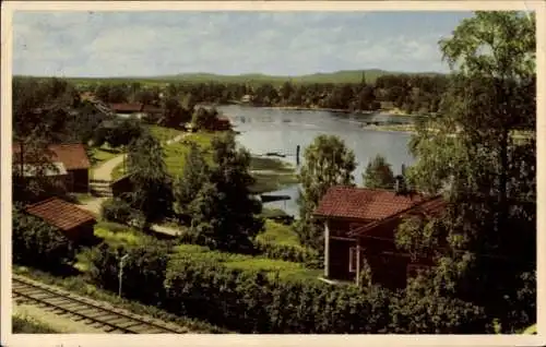 Ak Dalarne Dalarna Schweden, Mora med Dalälven