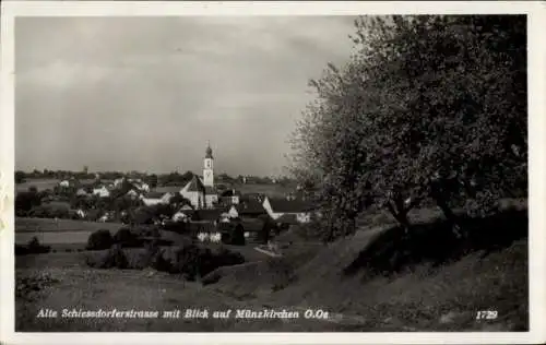 Ak Münzkirchen Oberösterreich, Alte Schiessdorferstraße