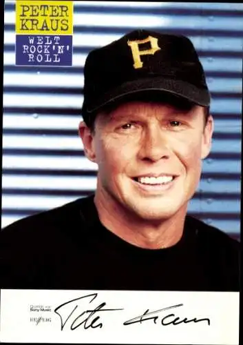 Ak Schauspieler Peter Kraus, Portrait, Autogramm