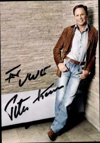 Ak Sänger Peter Kraus, Portrait, Autogramm