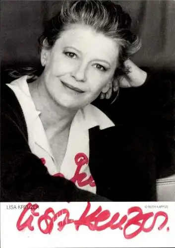 Ak Schauspielerin Lisa Kreuzer, Portrait, Autogramm