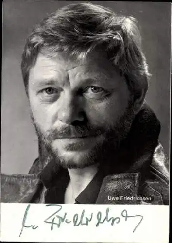 Ak Schauspieler Uwe Friedrichsen, Portrait, Autogramm