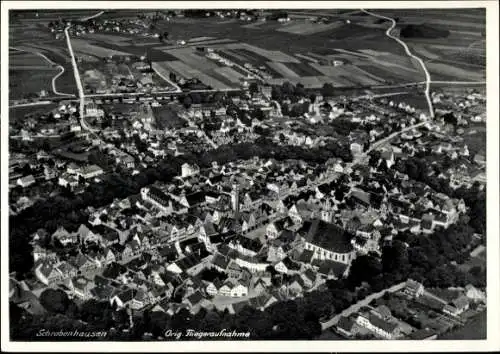 Ak Schrobenhausen in Oberbayern, Fliegeraufnahme