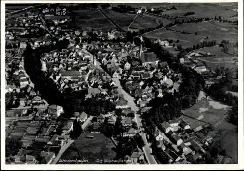 Ak Schrobenhausen in Oberbayern, Fliegeraufnahme