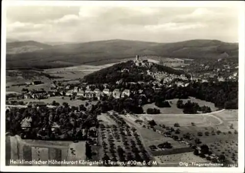 Ak Königstein im Taunus, Fliegeraufnahme