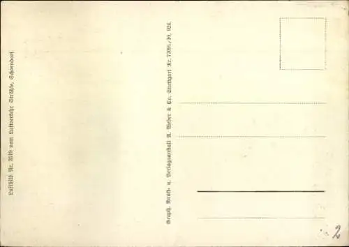 Ak Kleinwallstadt in Unterfranken, Fliegeraufnahme