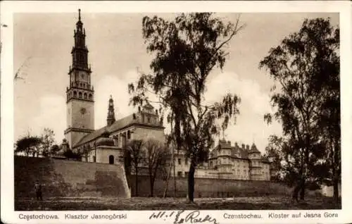 Ak Częstochowa Tschenstochau Schlesien, Jasna Góra, Kloster