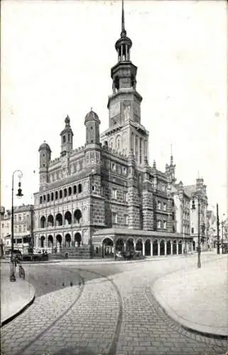 Ak Poznań Posen, Rathaus