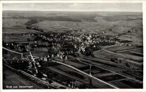 Ak Deißlingen am Neckar, Fliegeraufnahme