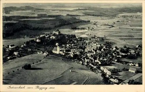 Ak Bad Grönenbach im Allgäu, Fliegeraufnahme