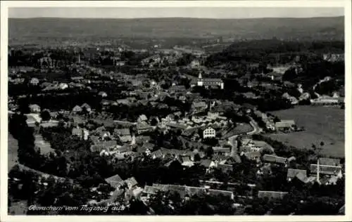 Ak Oberachern Achern in Baden Schwarzwald, Fliegeraufnahme