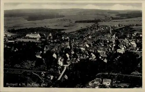 Ak Rottweil am Neckar, Fliegeraufnahme