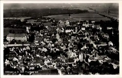 Ak Dillingen an der Donau, Fliegeraufnahme