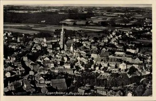 Ak Eggenfelden in Niederbayern, Fliegeraufnahme