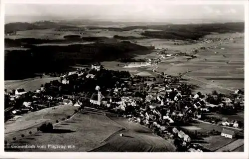 Ak Bad Grönenbach im Allgäu, Fliegeraufnahme