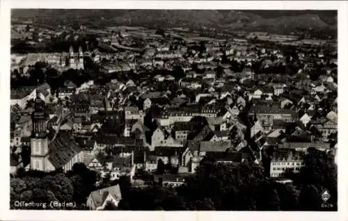 Ak Offenburg in Baden Schwarzwald, Fliegeraufnahme